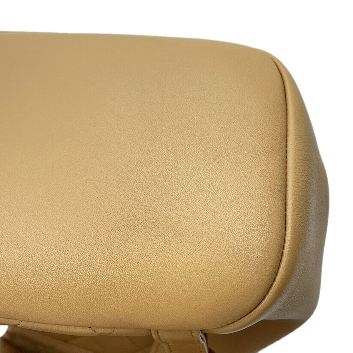 Chanel Matelasse Beige Leather Backpack (Pre-Owned)