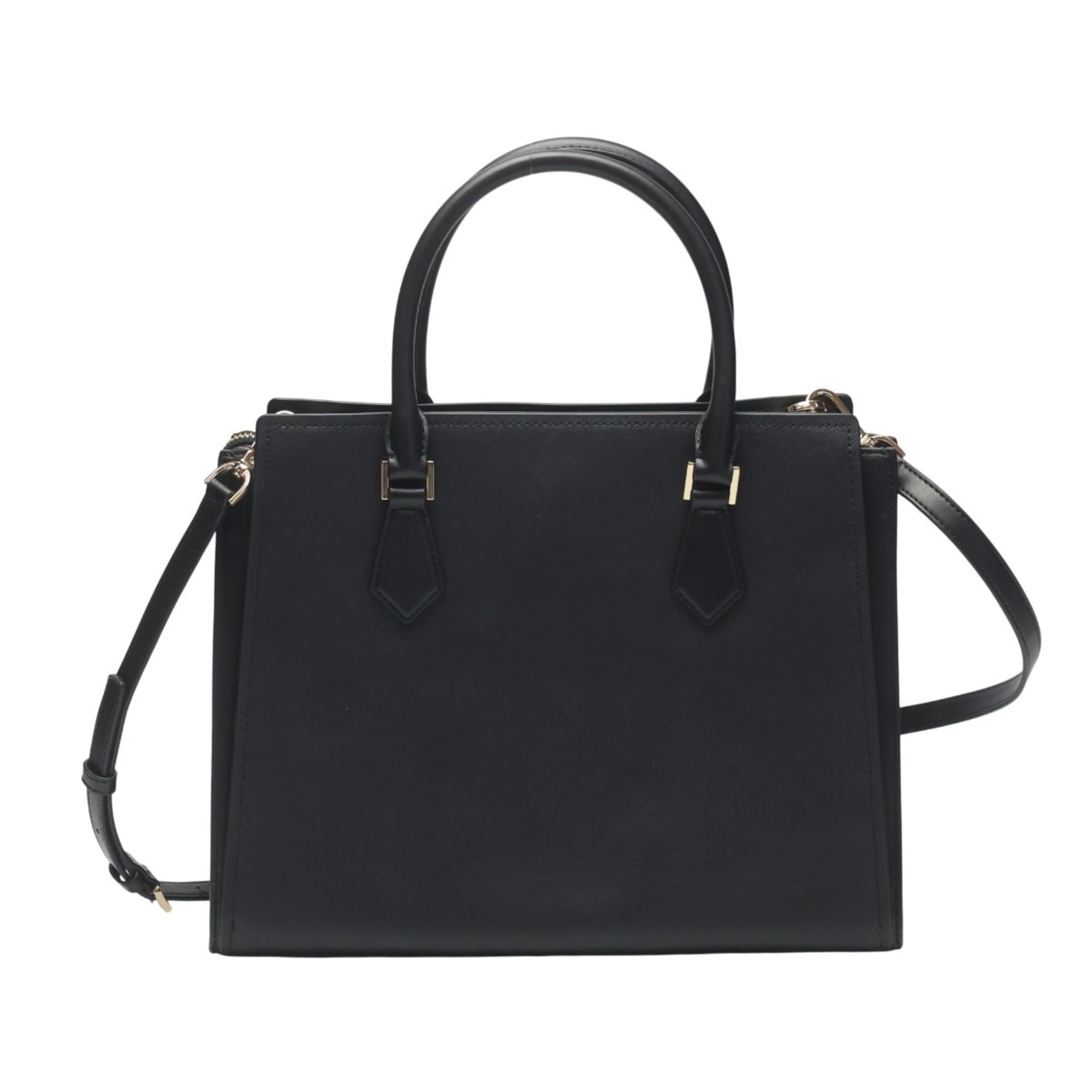 Michael Kors Black Leather Tote Bag (Pre-Owned)