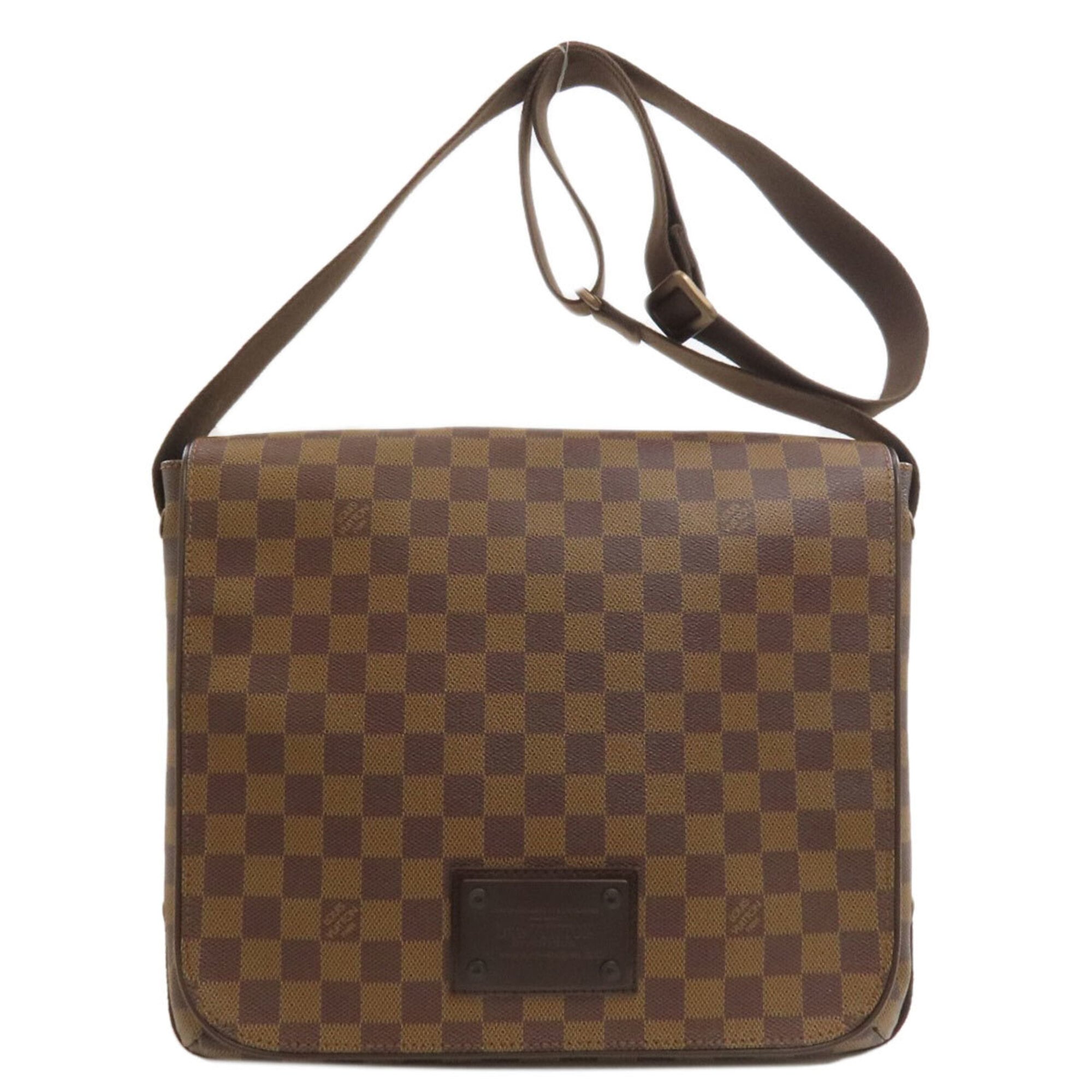 Louis Vuitton Damier Canvas Ebene Damier Canvas Shoulder Bag (Pre-Owned)