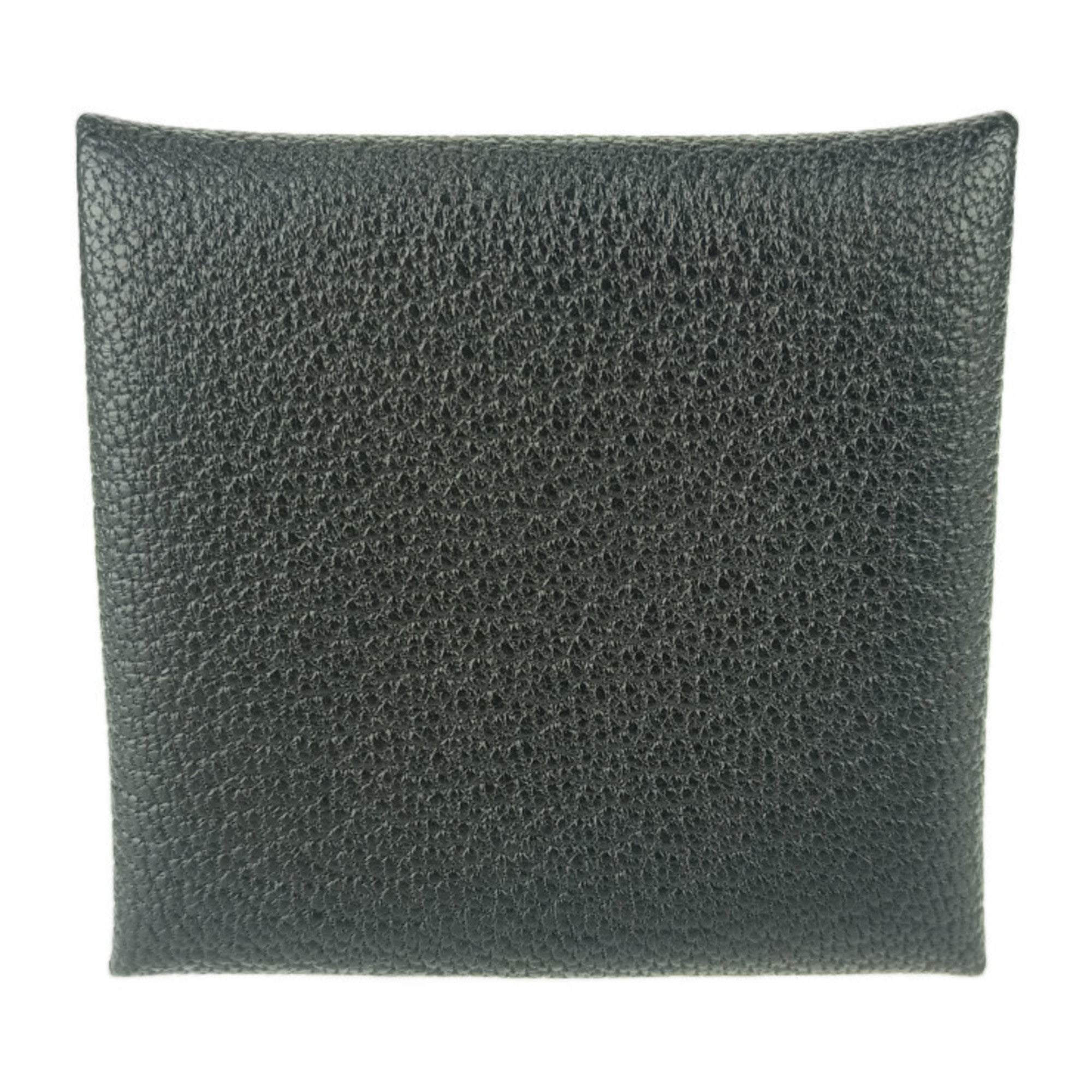 Hermes Black Chevre Leather Coin Purse/Coin Case (Pre-Owned)