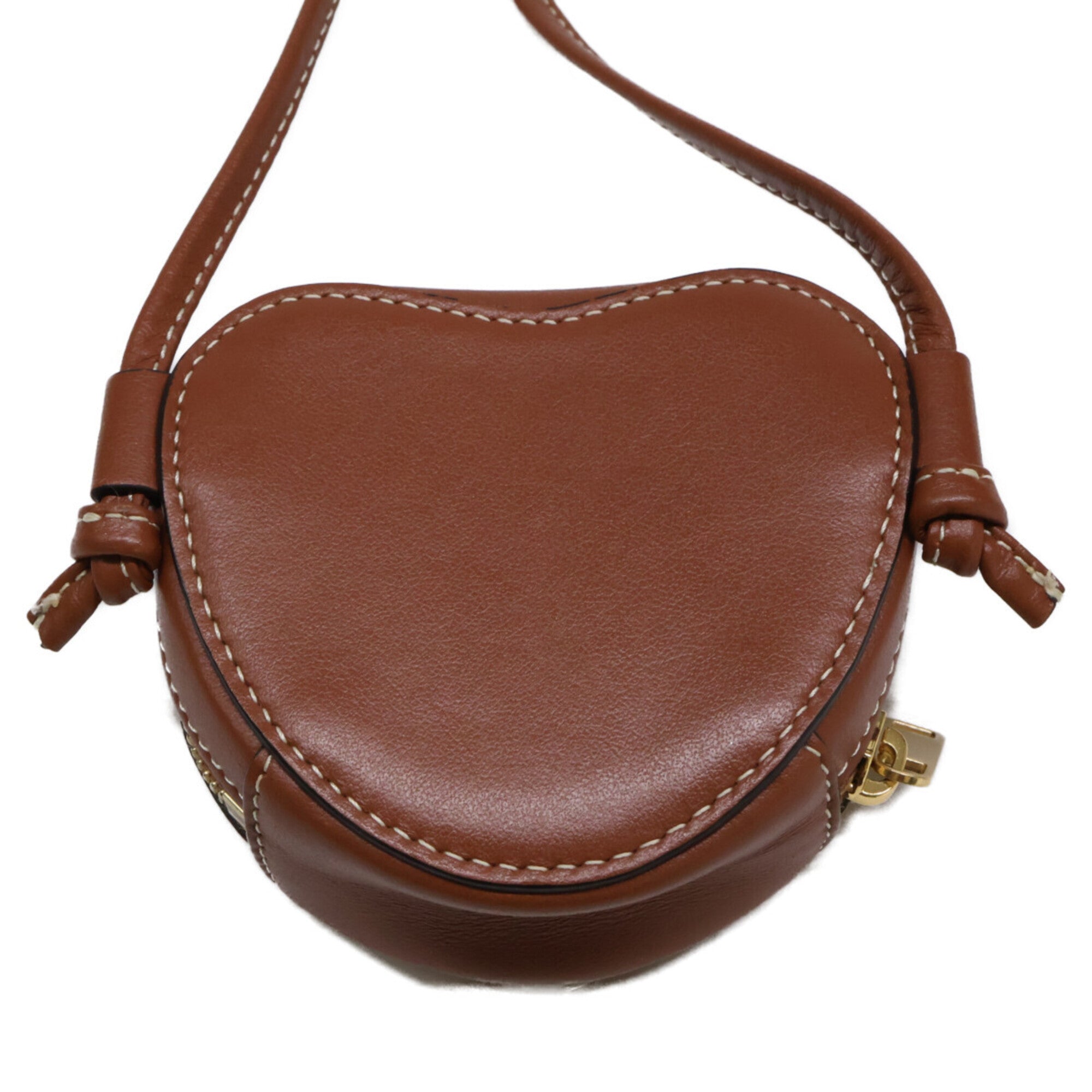 Celine Brown Leather Shoulder Bag (Pre-Owned)
