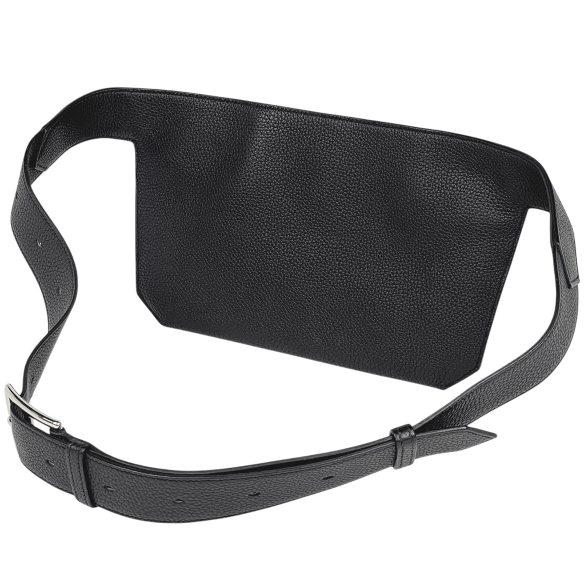 Hermes Black Leather Sling Bag (Pre-Owned)