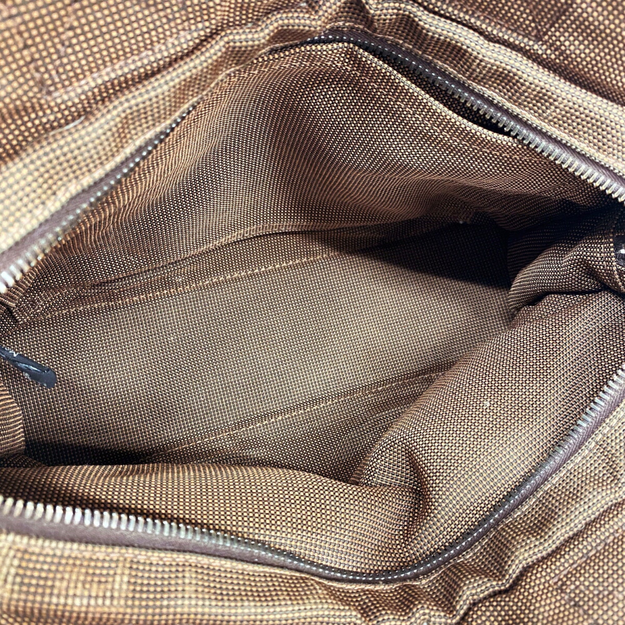 Hermes Brown Nylon Tote Bag (Pre-Owned)
