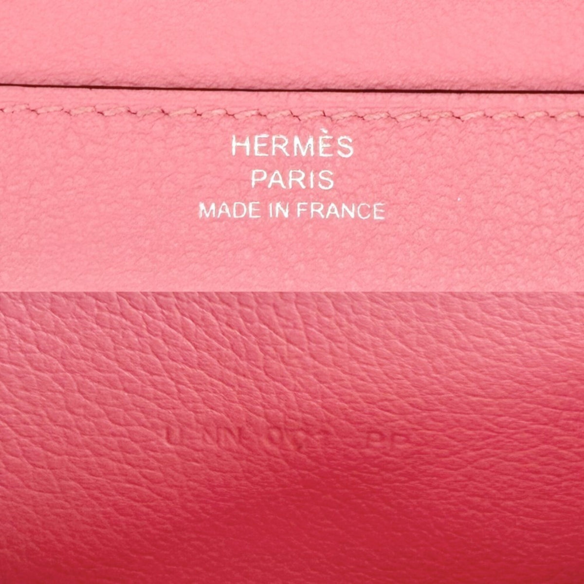 Hermes Pink Epsom Leather Chain/Shoulder Wallet (Pre-Owned)
