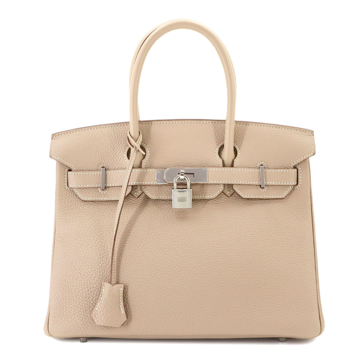 Hermes Argile Togo Leather Handbag (Pre-Owned)