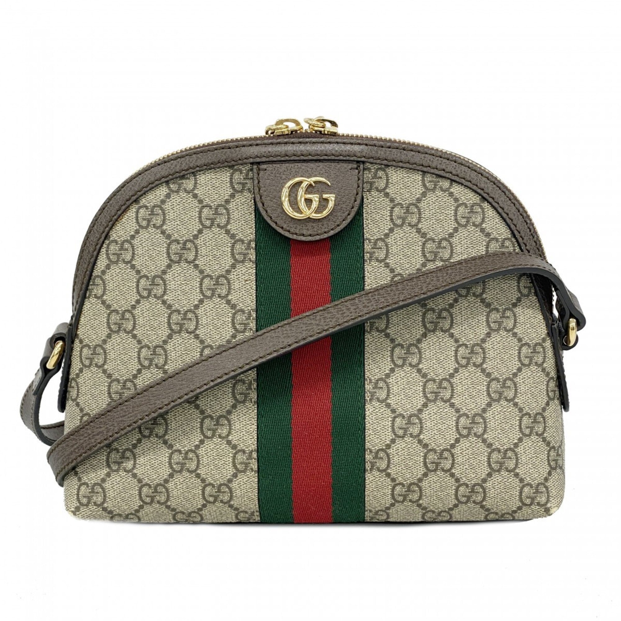 Gucci Brown Pvc Shoulder Bag (Pre-Owned)