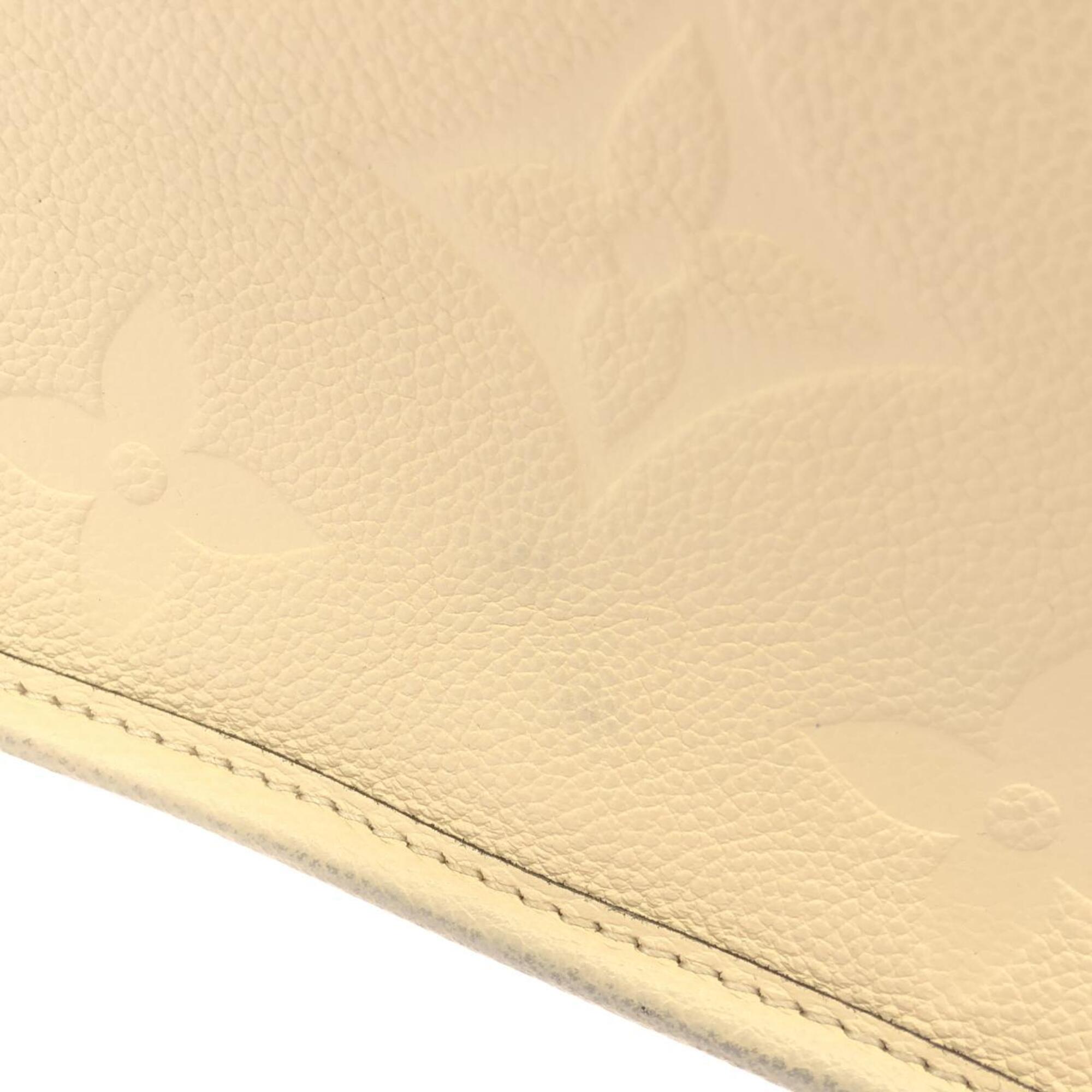 Louis Vuitton Beige Leather Shoulder Bag (Pre-Owned)