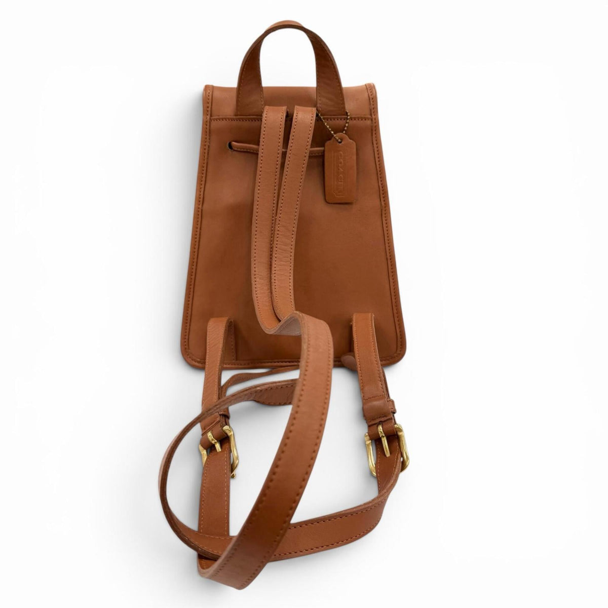 Coach Brown Leather Backpack (Pre-Owned)