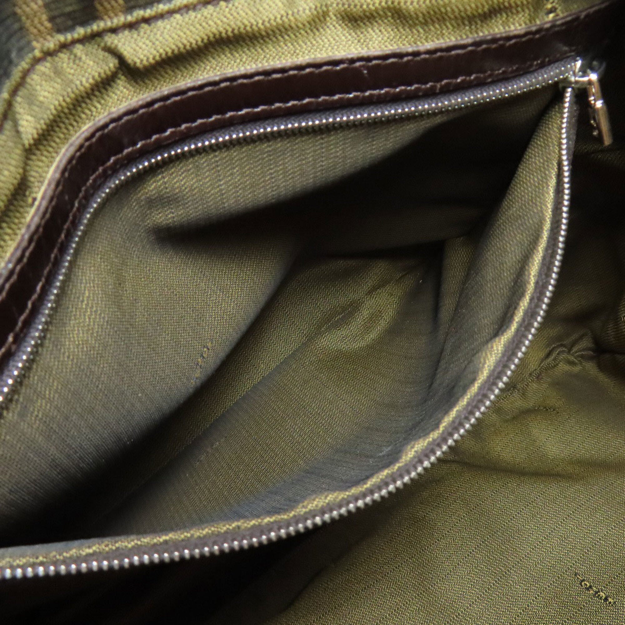 Fendi Brown Canvas Tote Bag (Pre-Owned)