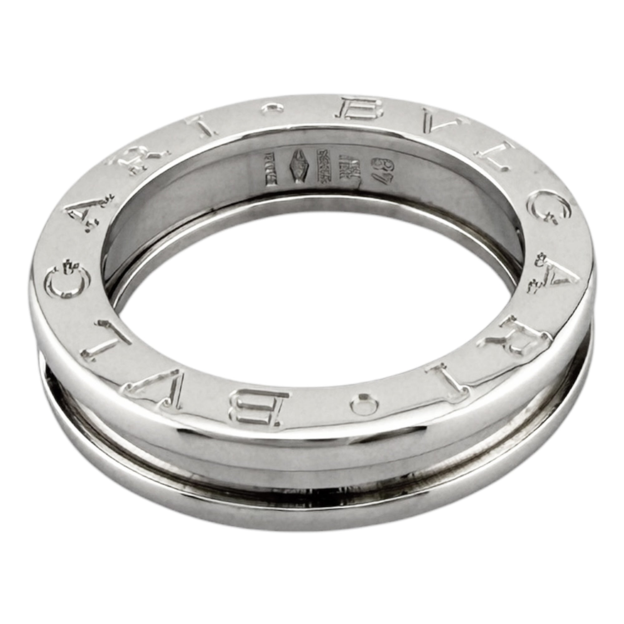 Bvlgari White Gold White Gold (18K) Band Ring (Pre-Owned)