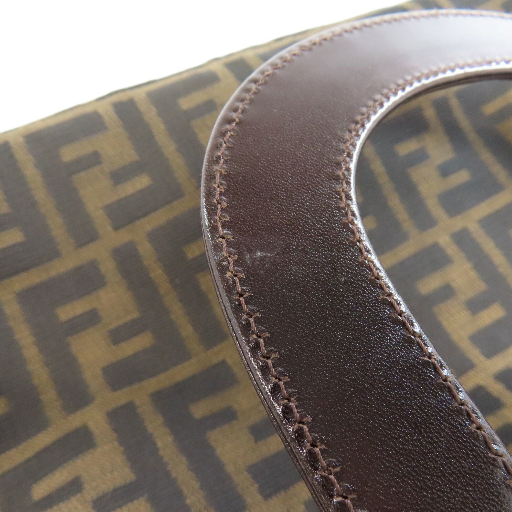 Fendi Brown Canvas Tote Bag (Pre-Owned)