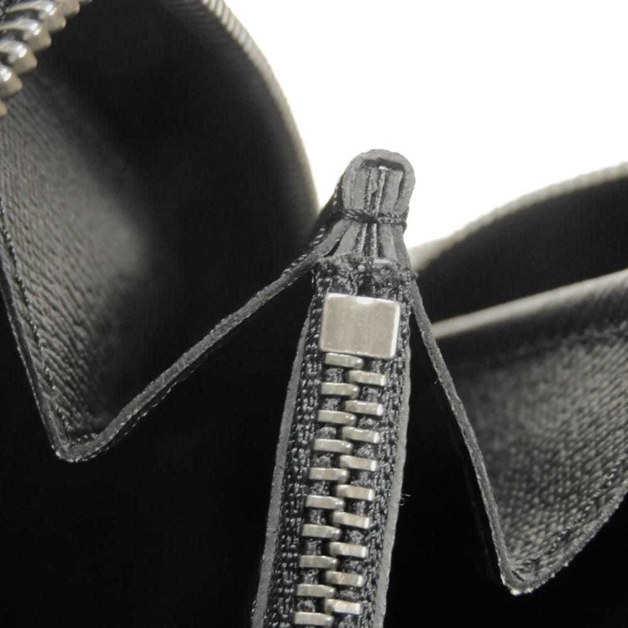 Louis Vuitton Monogram Eclipse Black Noir Monogram Eclipse Leather Long Wallet (Bi-Fold) (Pre-Owned)