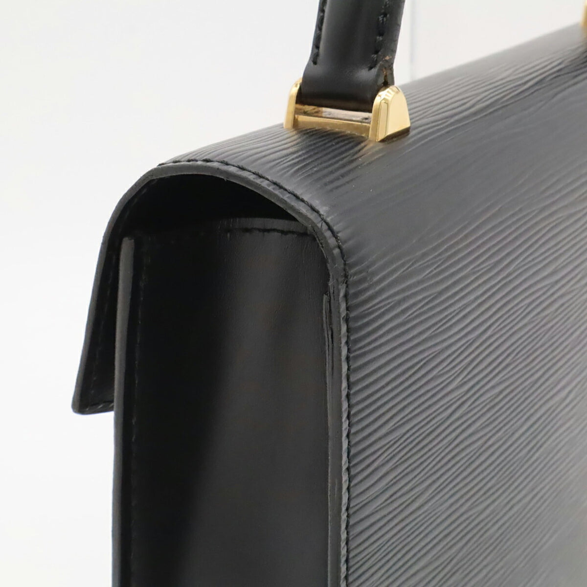Louis Vuitton Black Galle Noir Epi Leather Handbag (Pre-Owned)