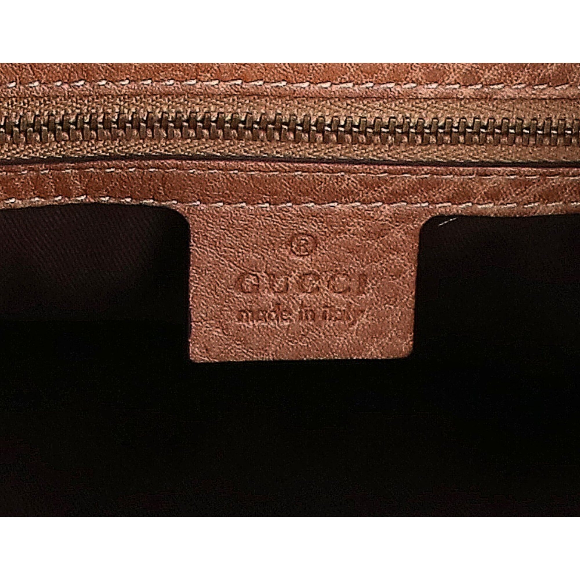 Gucci Beige Gg Canvas Handbag Shoulder Bag (Pre-Owned)