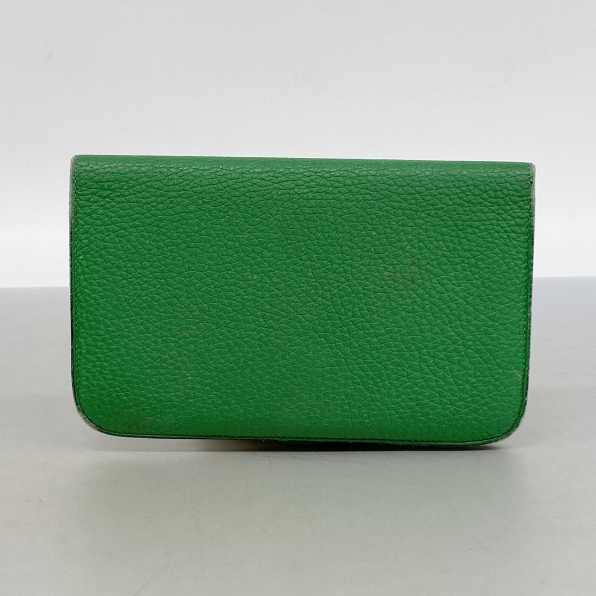 Hermes Bambou Togo Leather Long Wallet (Bi-Fold) (Pre-Owned)