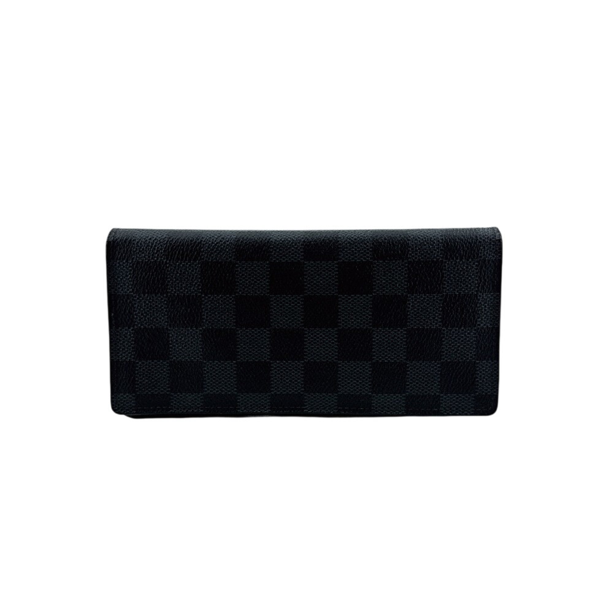 Louis Vuitton Black Damier Graphite Long Wallet (Bi-Fold) (Pre-Owned)