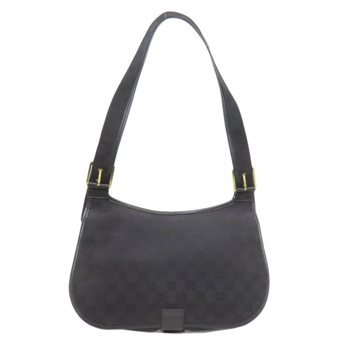 Gucci Black Canvas Shoulder Bag (Pre-Owned)