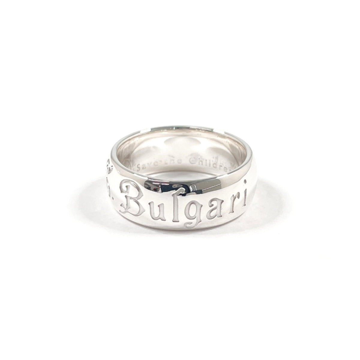 Bvlgari Silver Silver 925 Band Ring (Pre-Owned)
