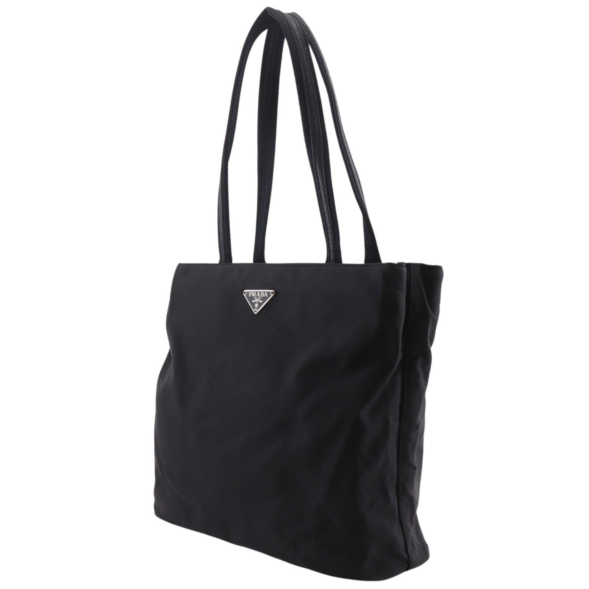 Prada Black Nylon Tote Bag (Pre-Owned)