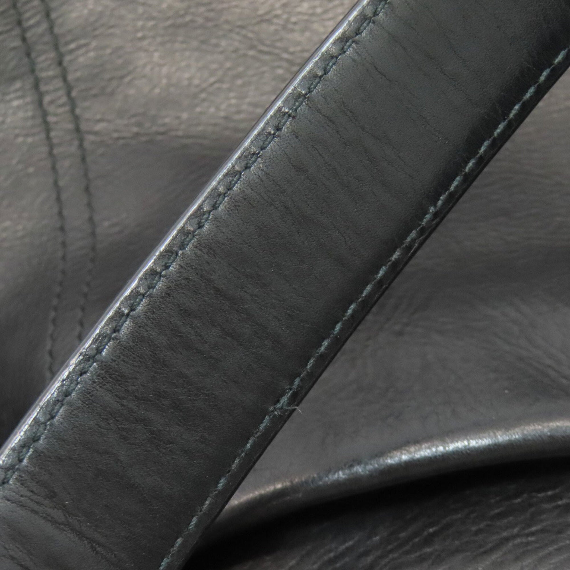 Bally Black Leather Tote Bag (Pre-Owned)