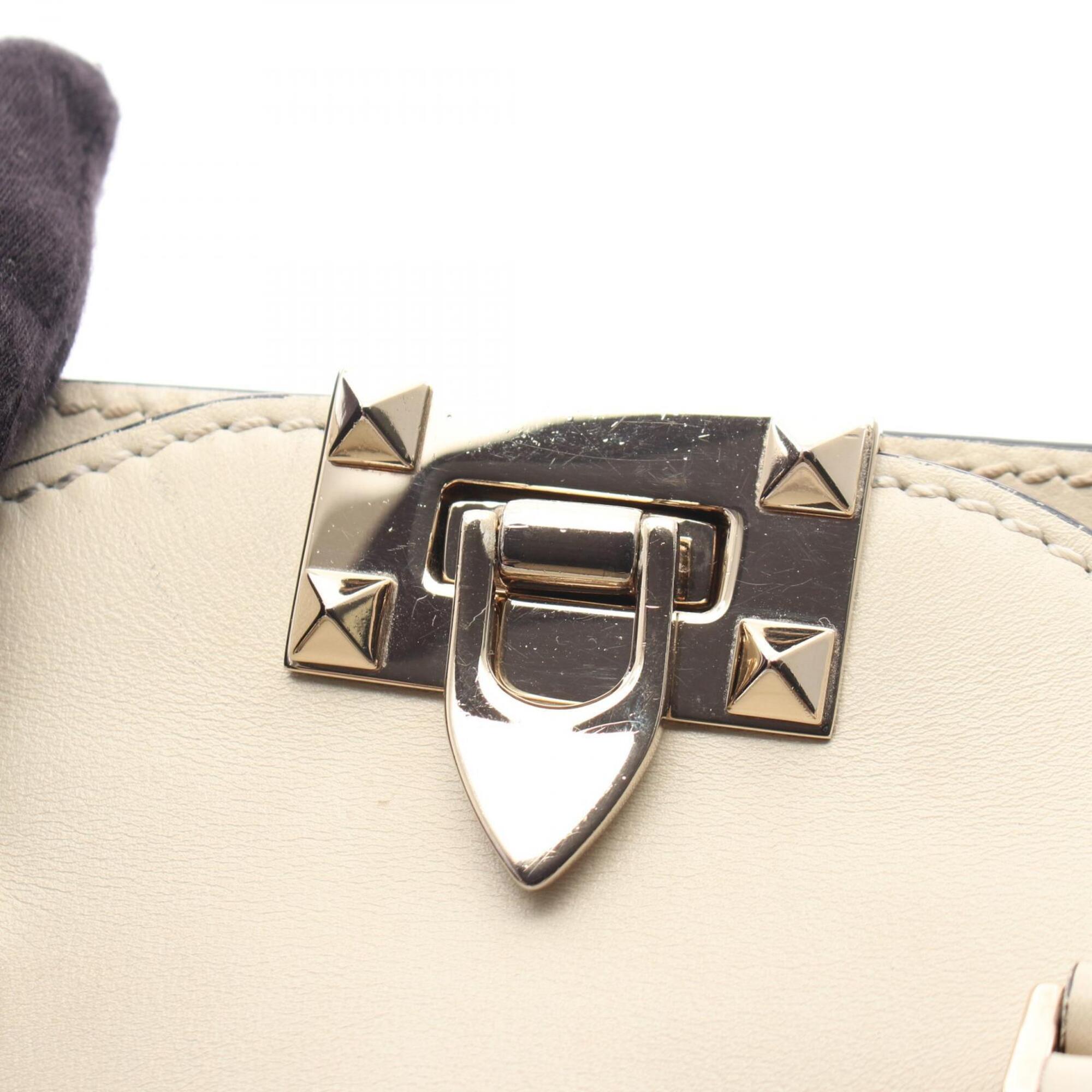 Valentino Ivory Leather Handbag (Pre-Owned)