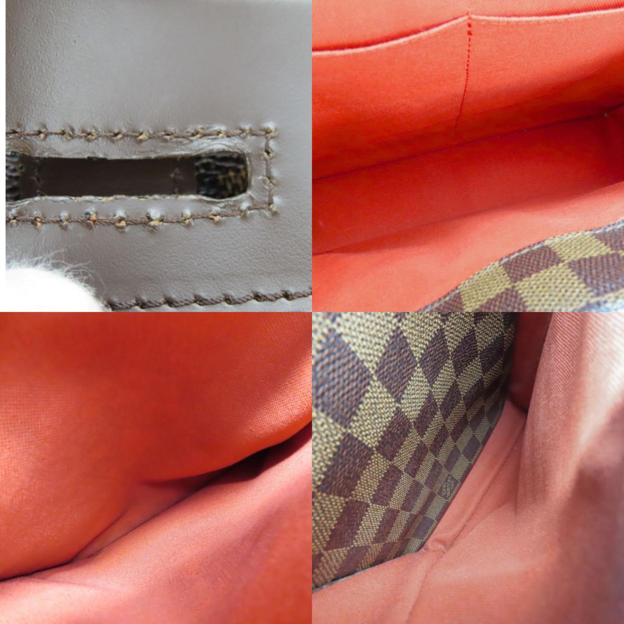 Louis Vuitton Brown Ebene Damier Canvas Handbag Shoulder Bag (Pre-Owned)