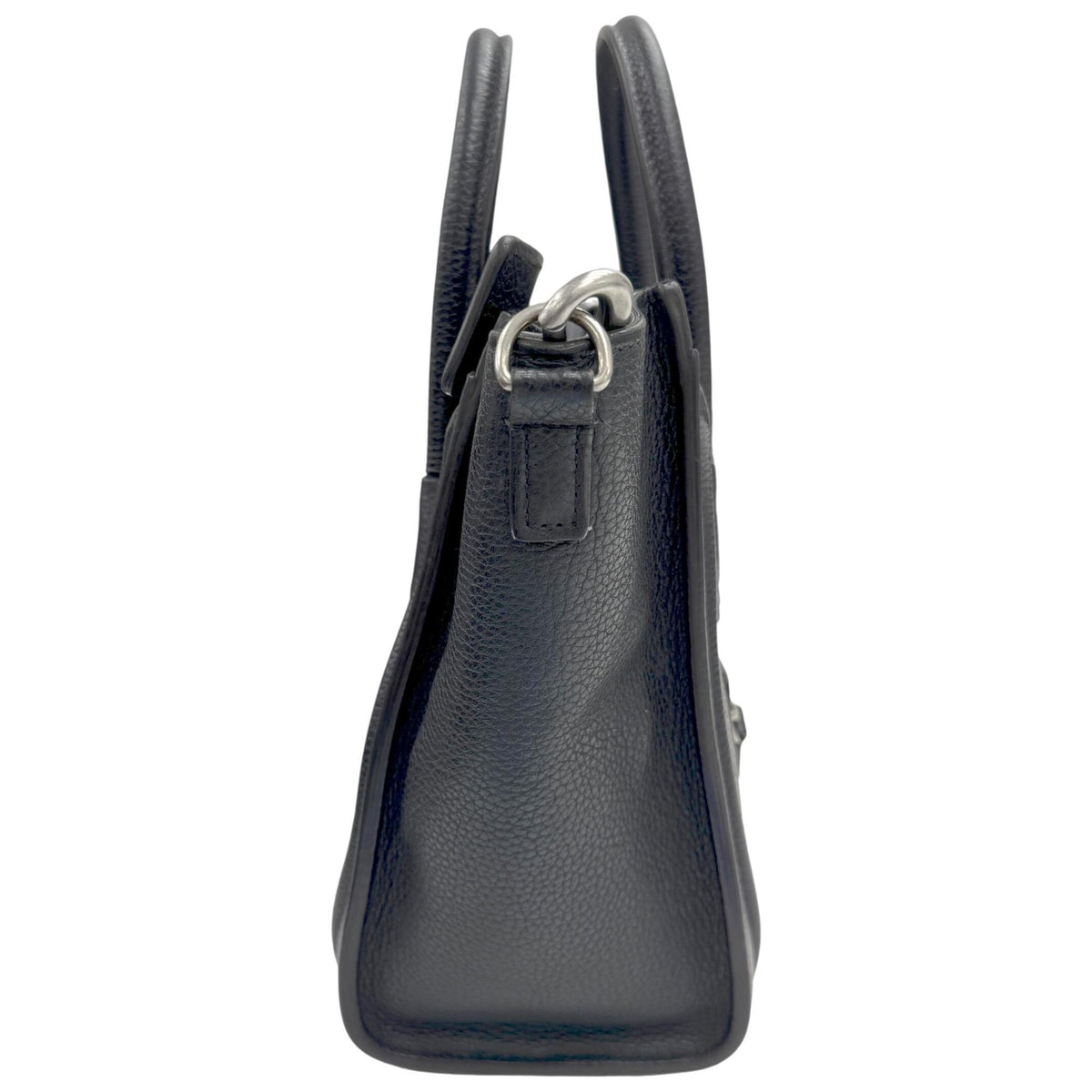 Celine Black Leather Handbag Shoulder Bag (Pre-Owned)
