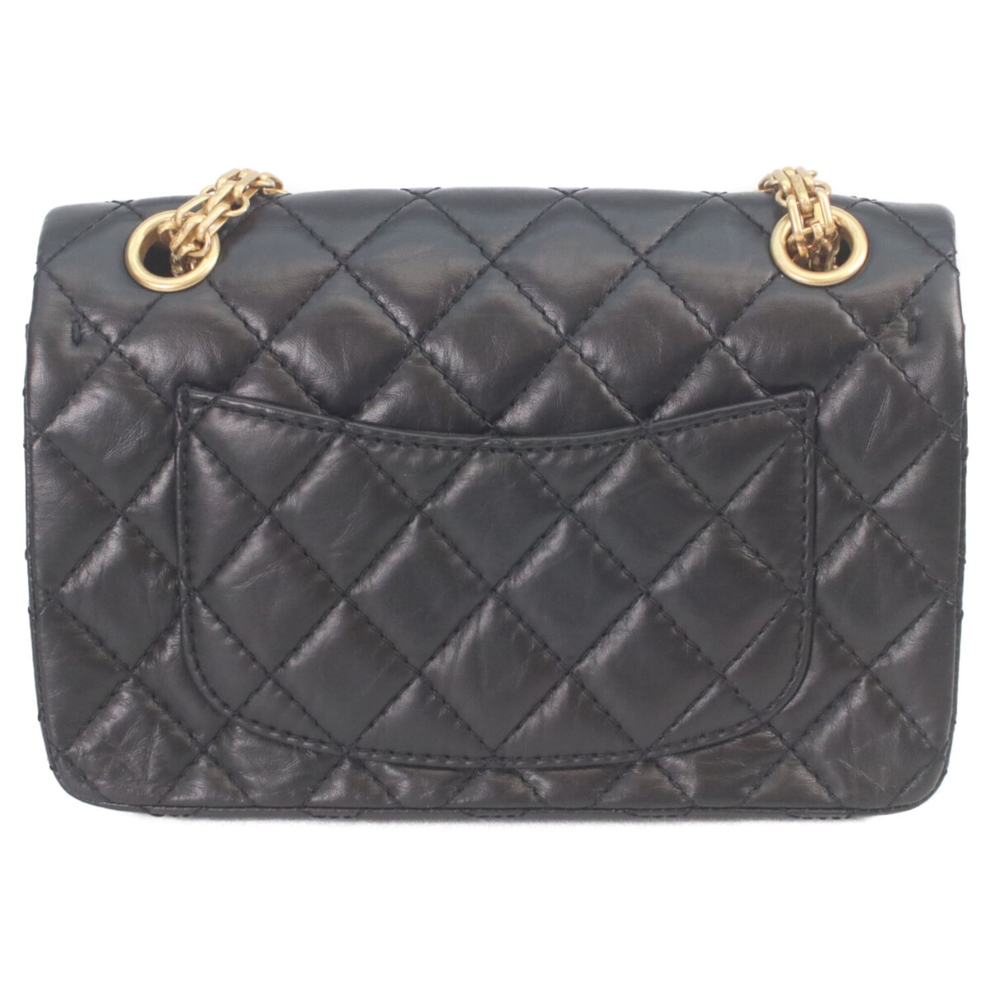 Chanel Black Leather Shoulder Bag (Pre-Owned)