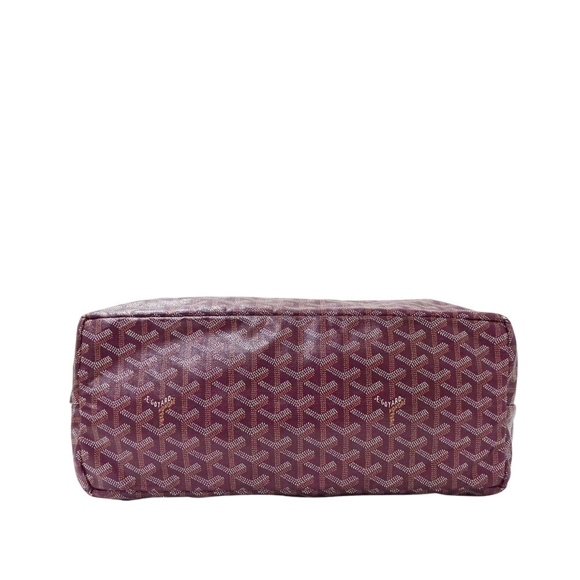 Goyard Bordeaux Coated Canvas Handbag Pouch Tote Bag (Pre-Owned)