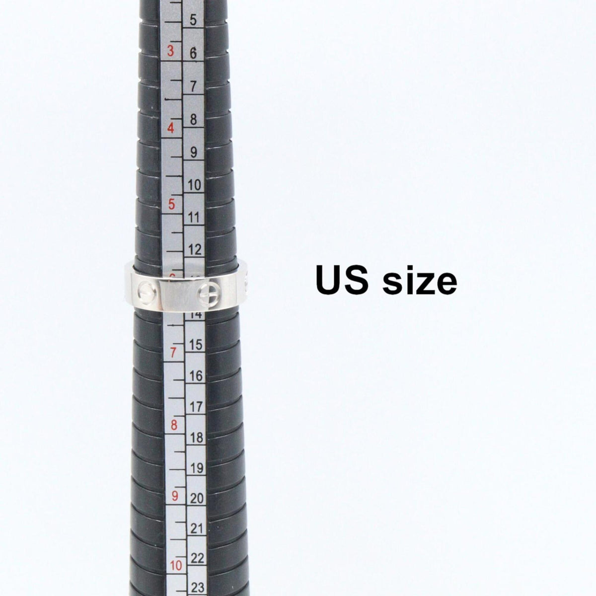 Cartier White Gold White Gold (18K) Band Ring (Pre-Owned)
