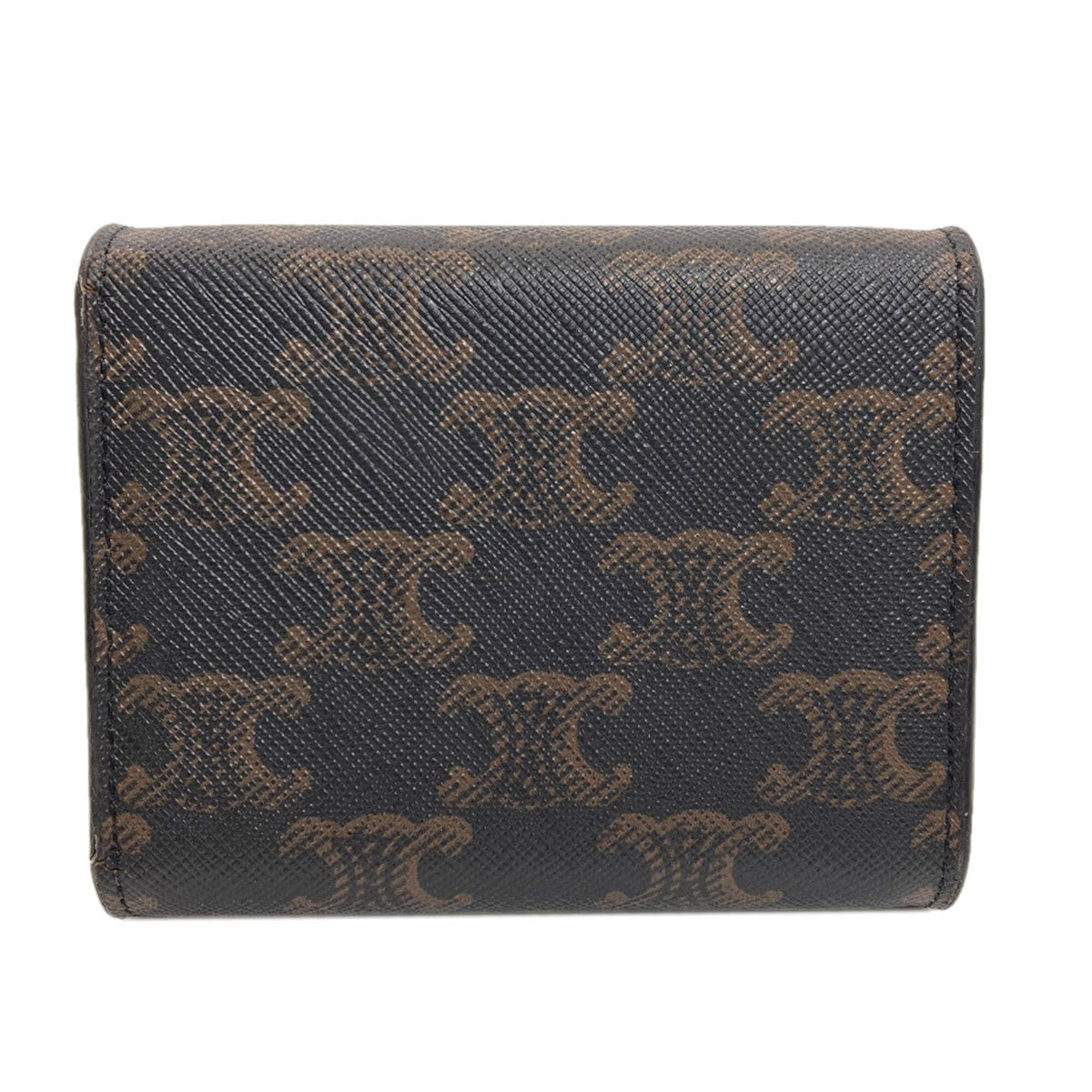 Celine Brown Pvc Wallet (Bi-Fold) (Pre-Owned)
