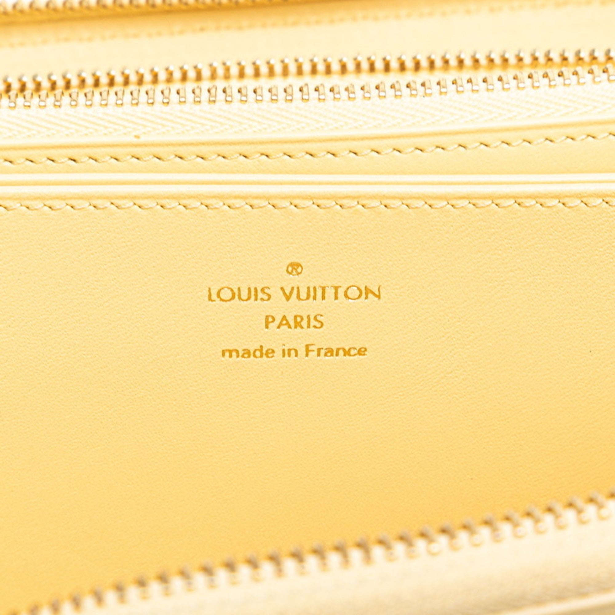 Louis Vuitton Yellow Leather Coin Purse/Coin Case (Pre-Owned)
