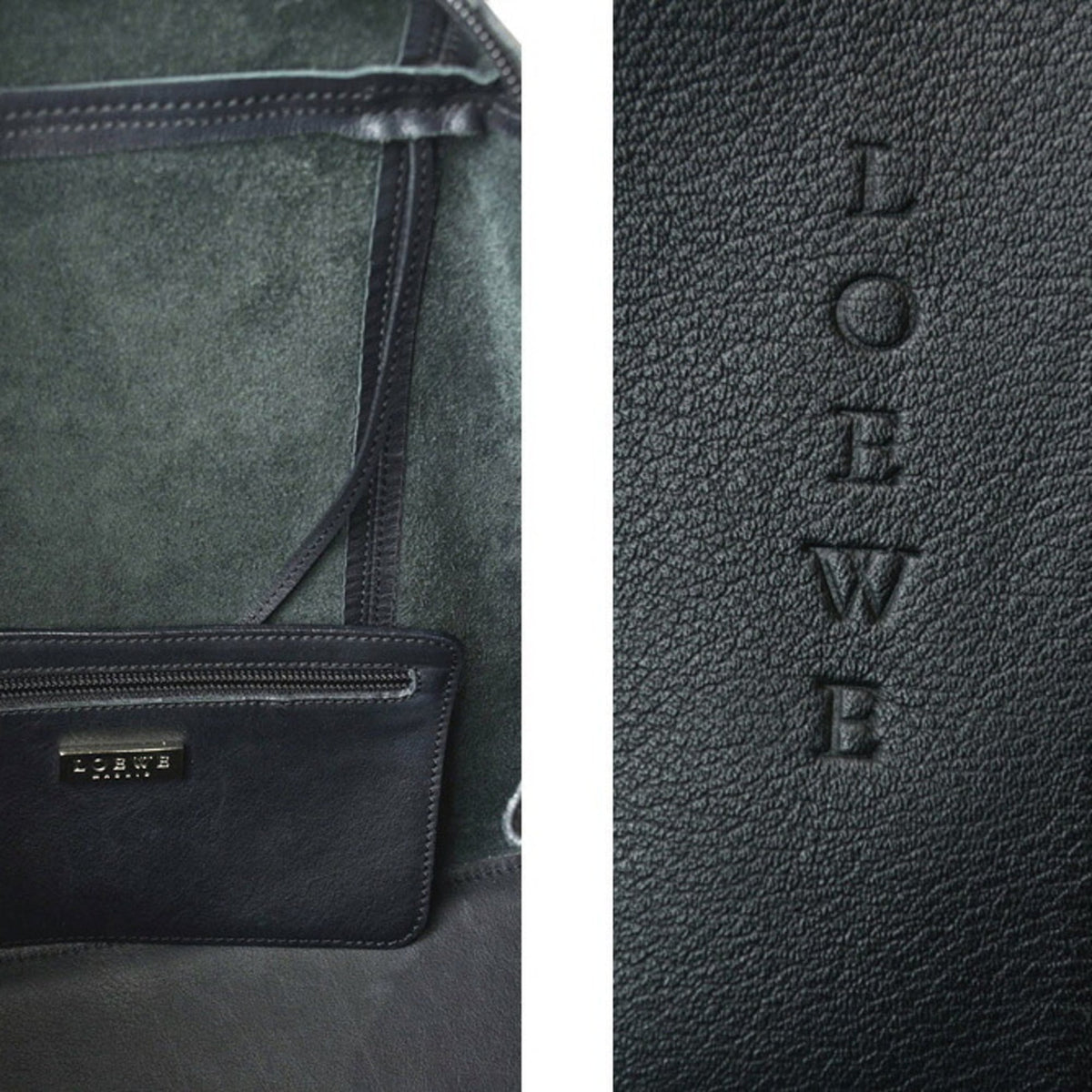 Loewe Black Leather Handbag (Pre-Owned)