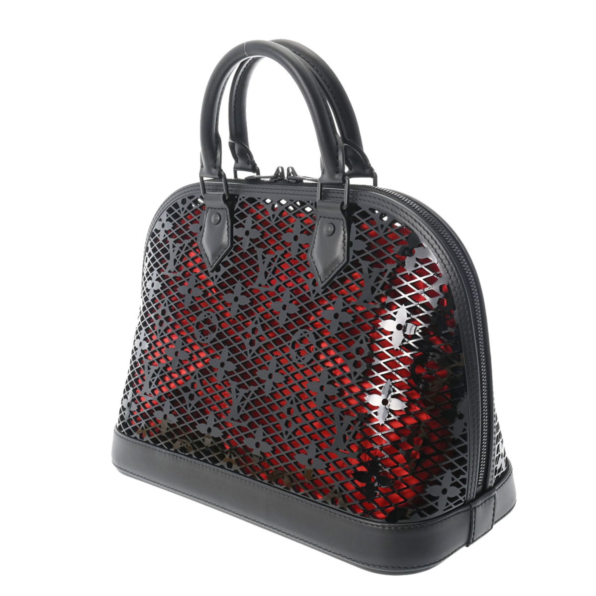 Louis Vuitton Black Monogram Leather Handbag (Pre-Owned)