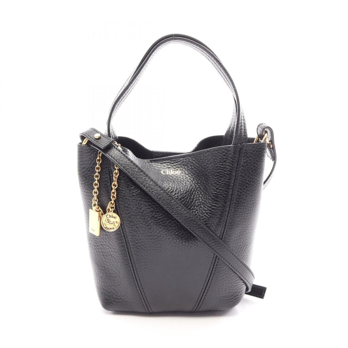 Chloé Black Leather Handbag (Pre-Owned)