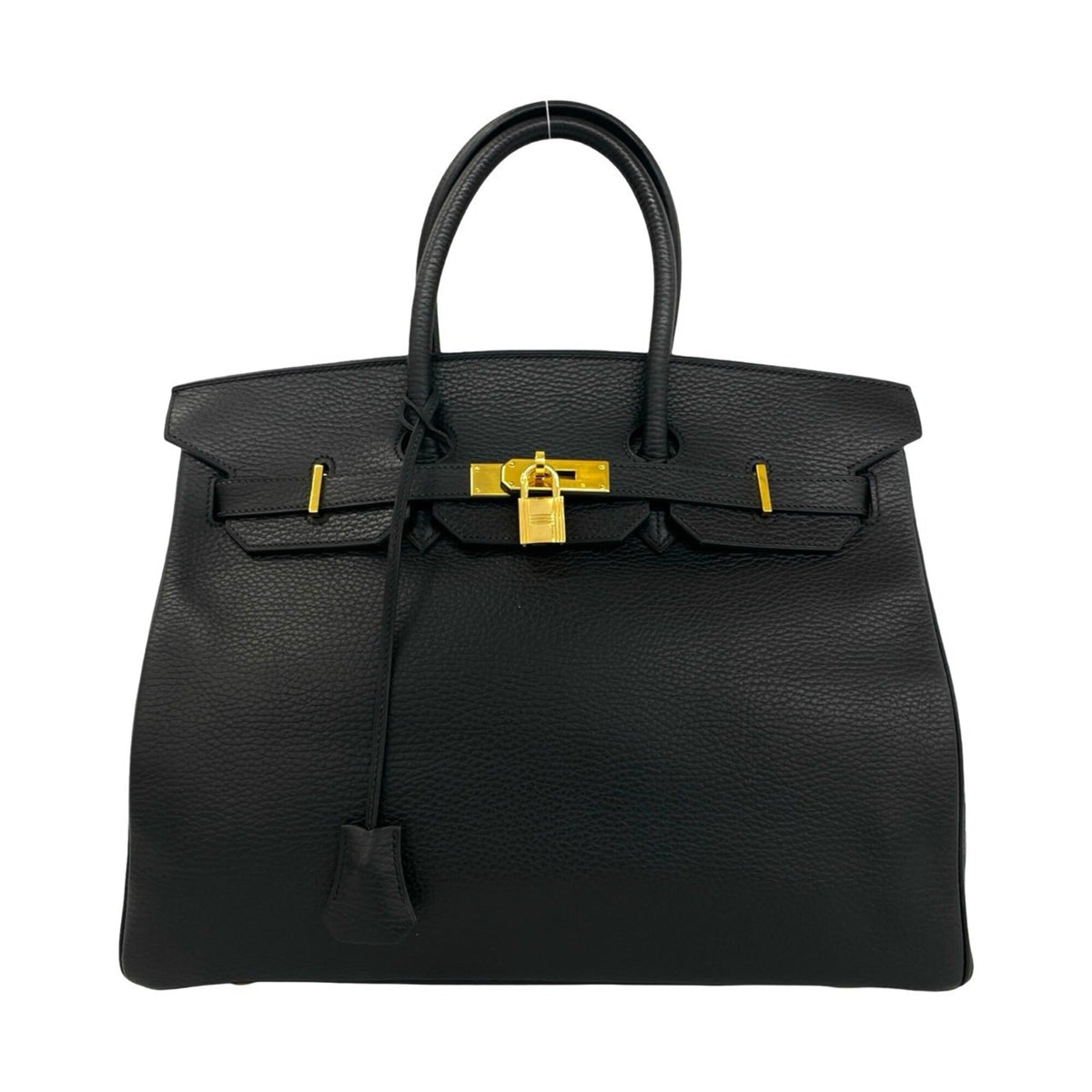 Hermes Black Ardennes Leather Handbag Tote Bag (Pre-Owned)