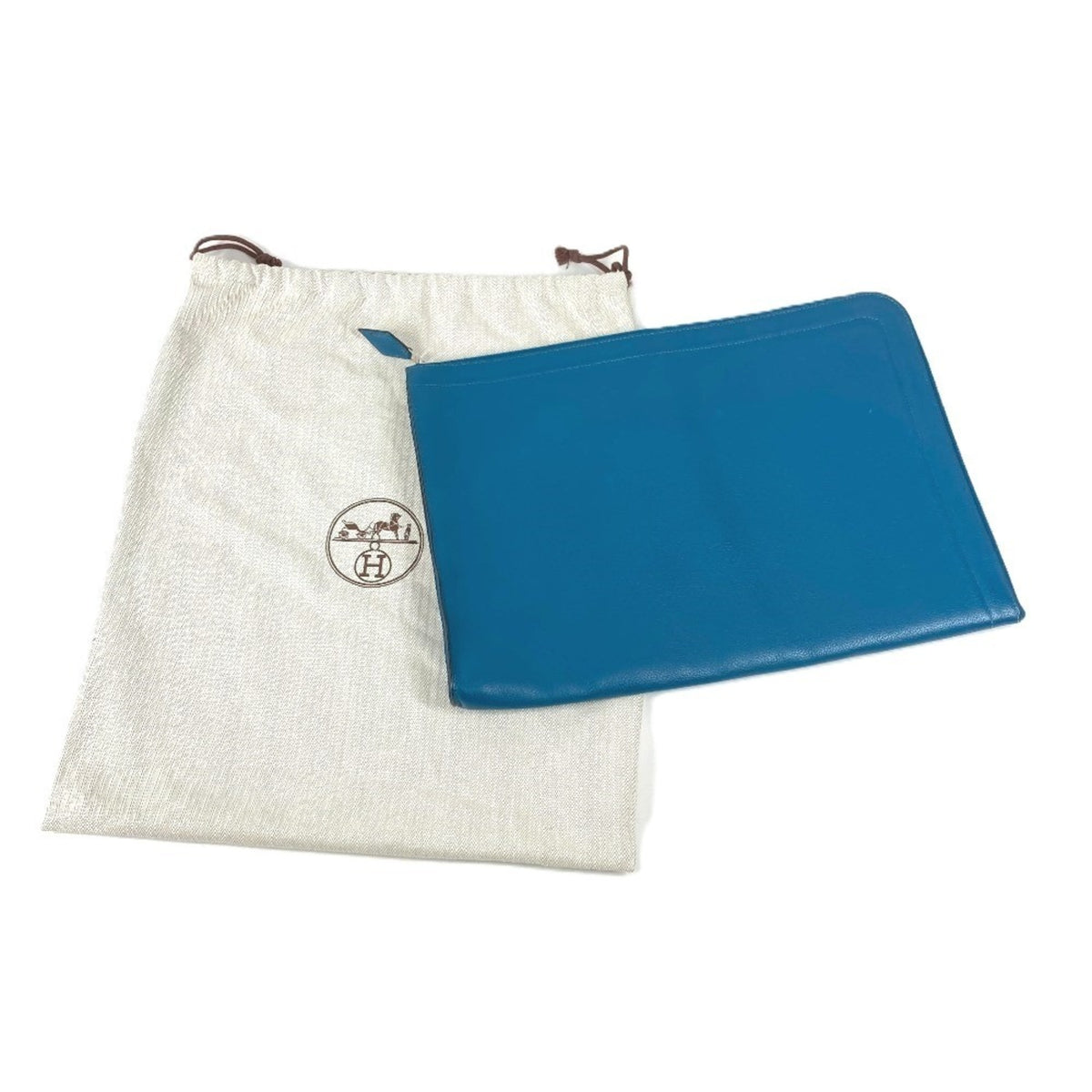 Hermes Blue Clutch Bag (Pre-Owned)