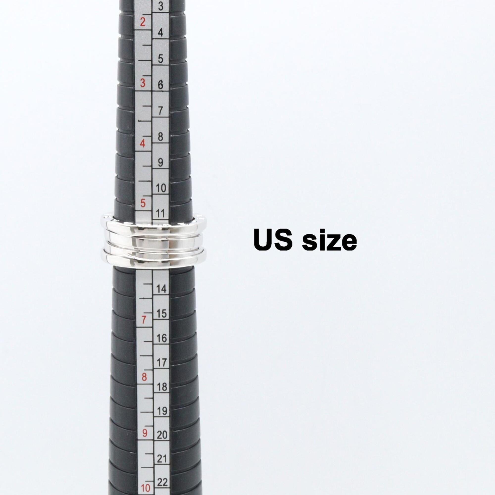 Bvlgari Silver White Gold (18K) Band Ring (Pre-Owned)
