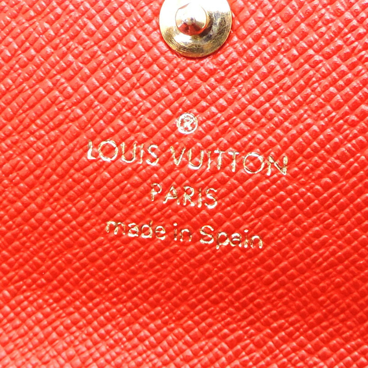 Louis Vuitton Epi Castilian Red Red Color Epi Leather Long Wallet (Bi-Fold) (Pre-Owned)