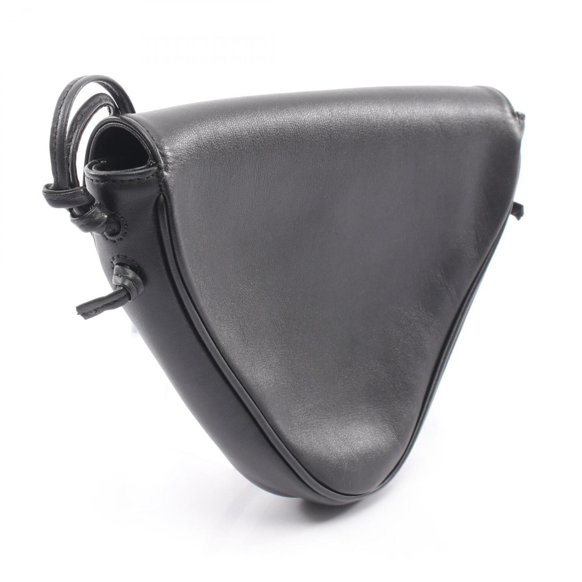 Celine Black Leather Handbag Shoulder Bag (Pre-Owned)