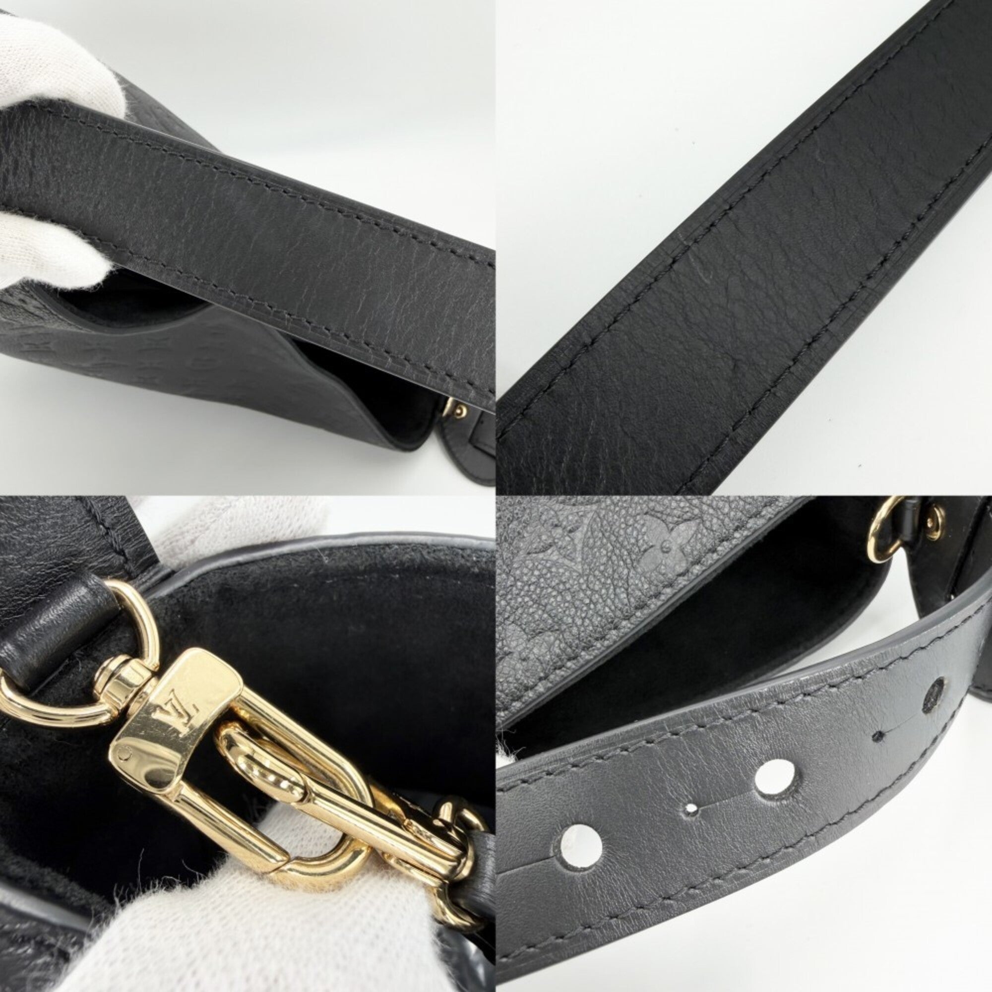 Louis Vuitton Black Monogram Empreinte Shoulder Bag (Pre-Owned)