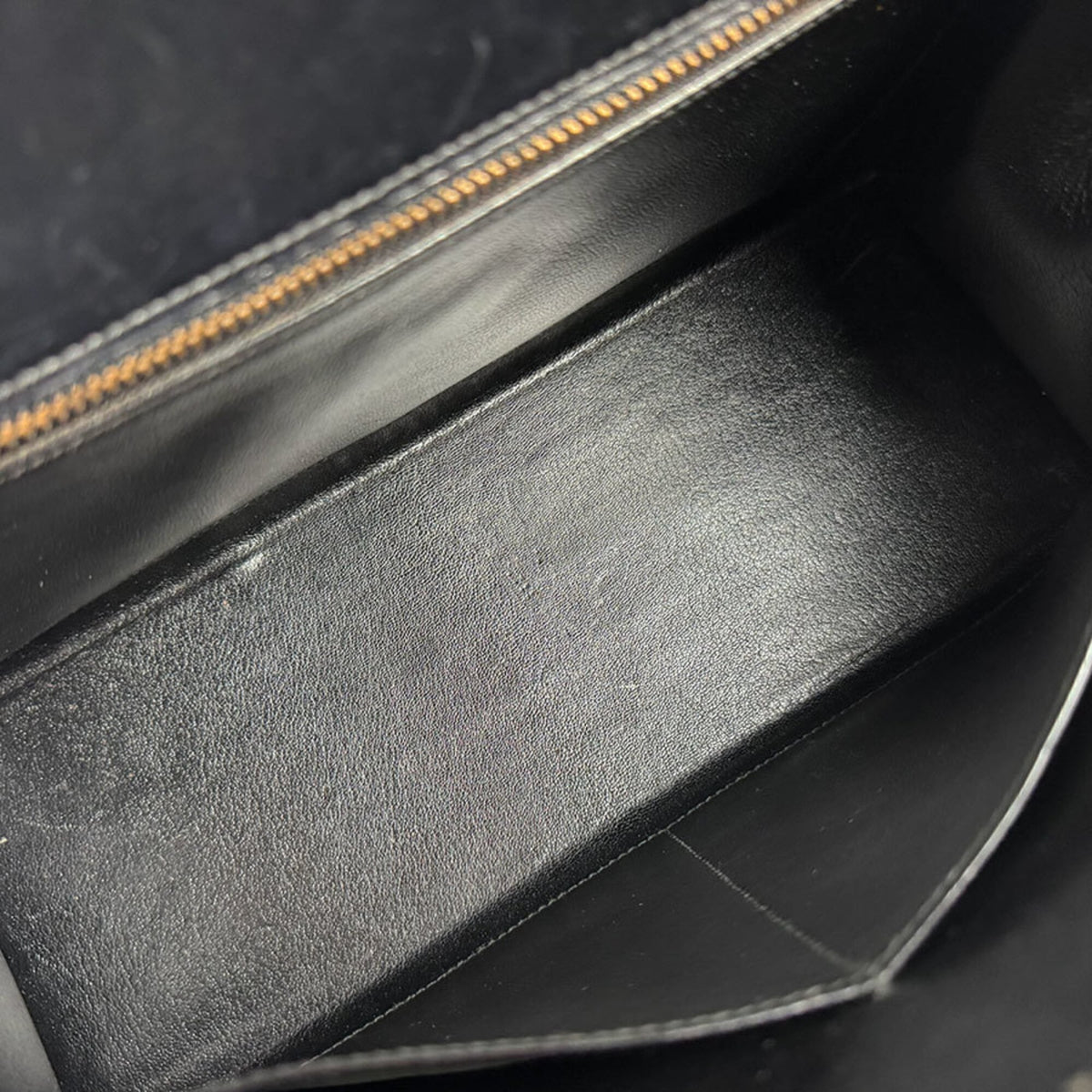 Hermes Black Box Calf Leather Handbag Shoulder Bag (Pre-Owned)