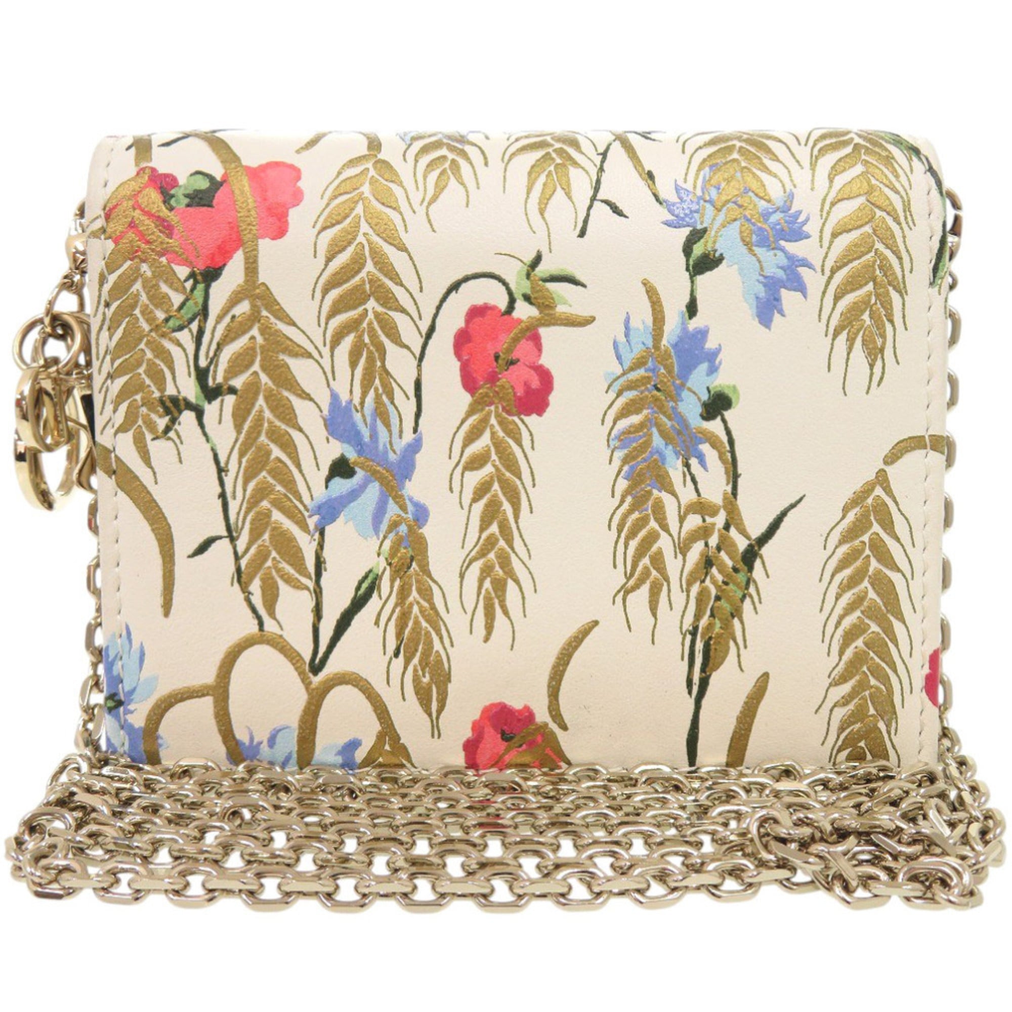 Christian Dior Ivory Leather Shoulder Bag (Pre-Owned)