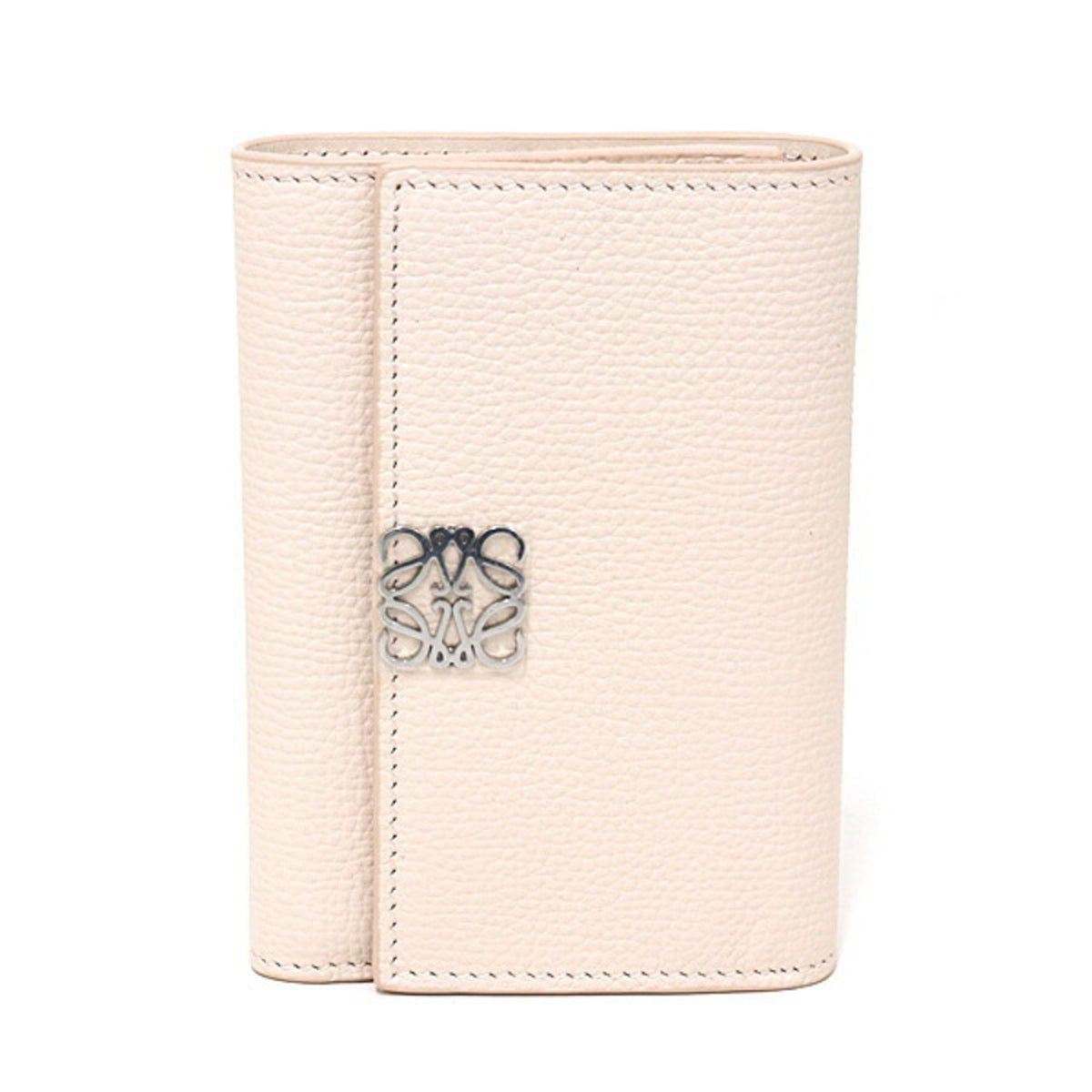 Loewe Beige Leather Wallet (Tri-Fold) (Pre-Owned)