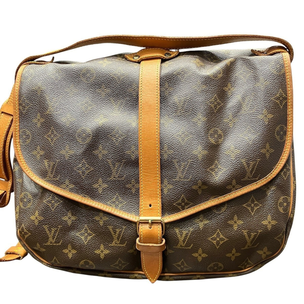 Louis Vuitton Monogram Brown Monogram Shoulder Bag (Pre-Owned)