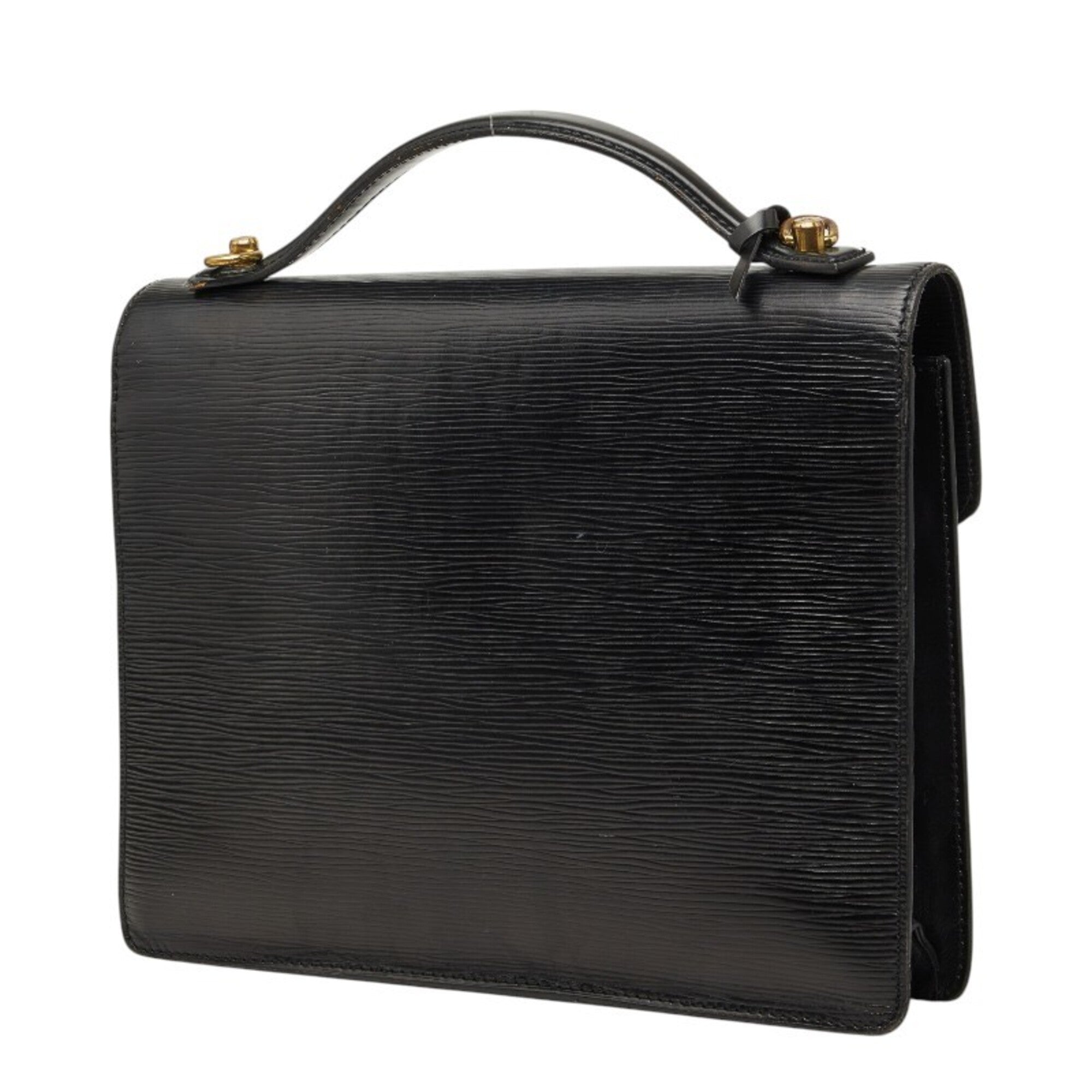 Louis Vuitton Epi Black Noir Leather Handbag Shoulder Bag (Pre-Owned)