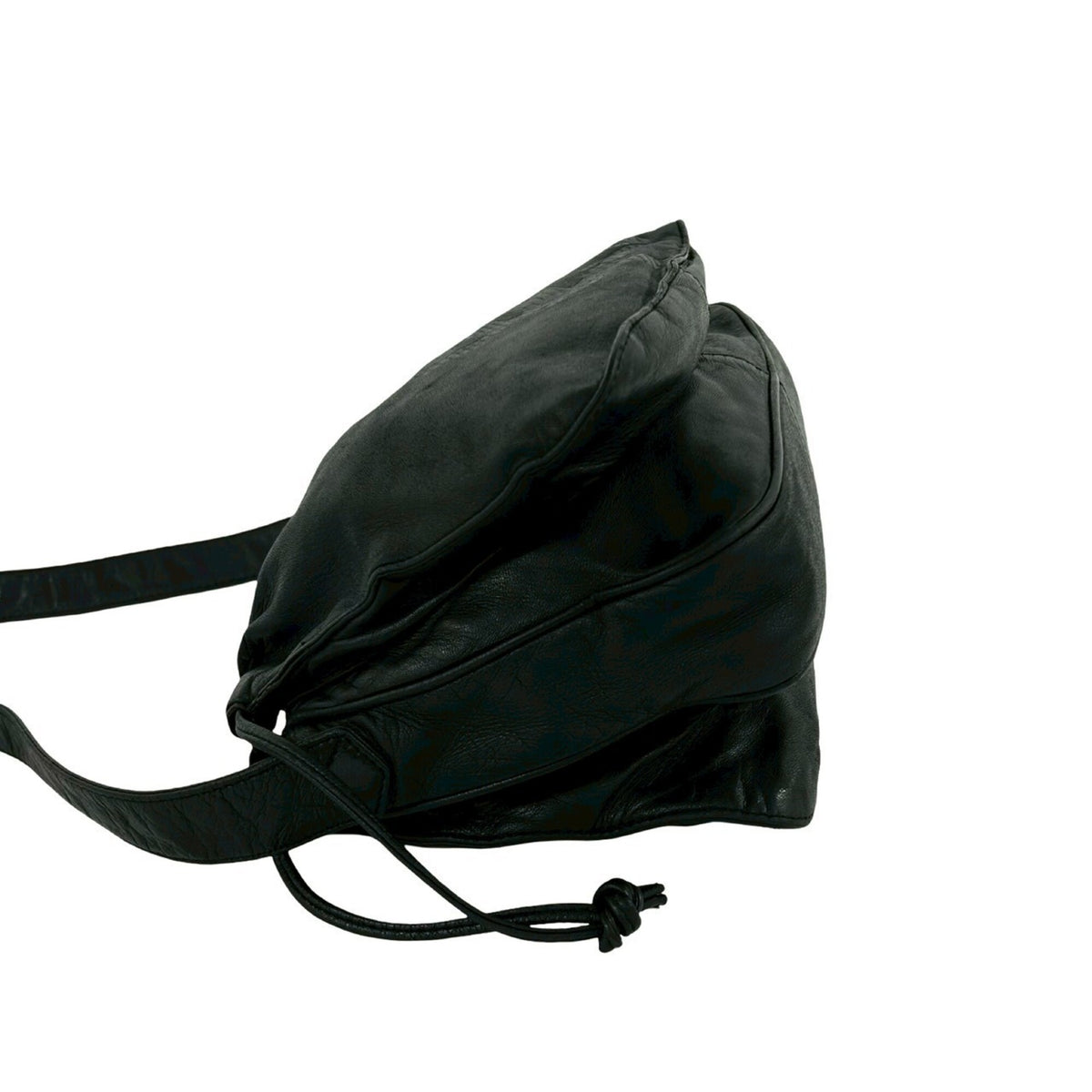Loewe Black Leather Pochette Shoulder Bag (Pre-Owned)