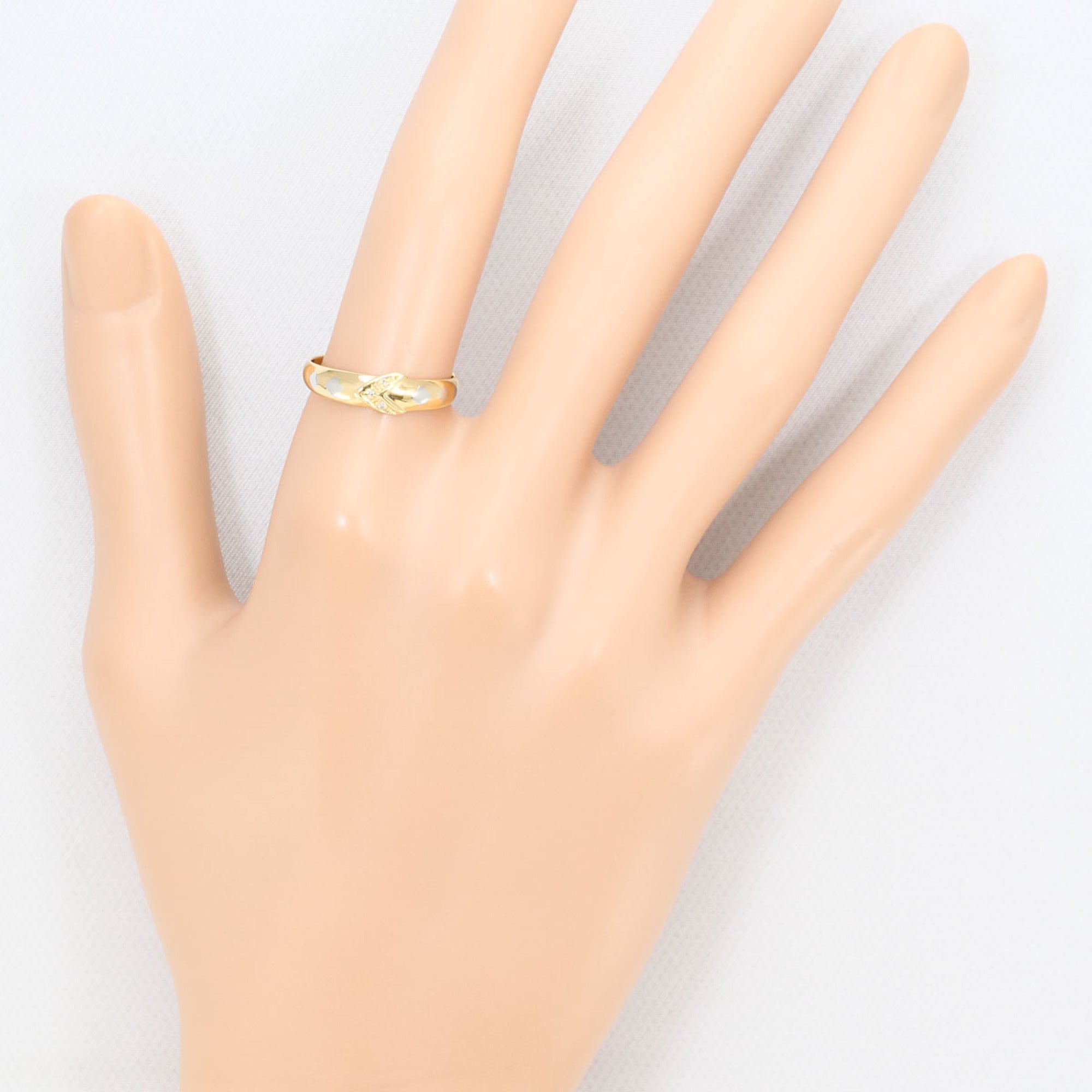 Unbranded Platinum Yellow Gold Yellow Gold (18K) Platinum 900 Band Ring (Pre-Owned)