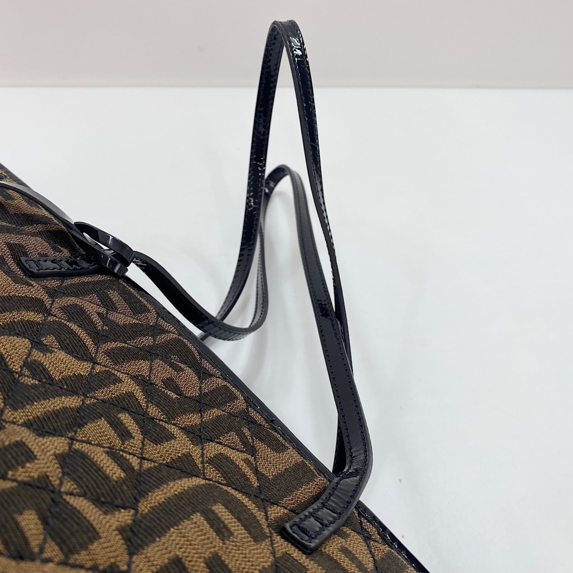 Fendi Zucca Brown Zucca Tote Bag (Pre-Owned)