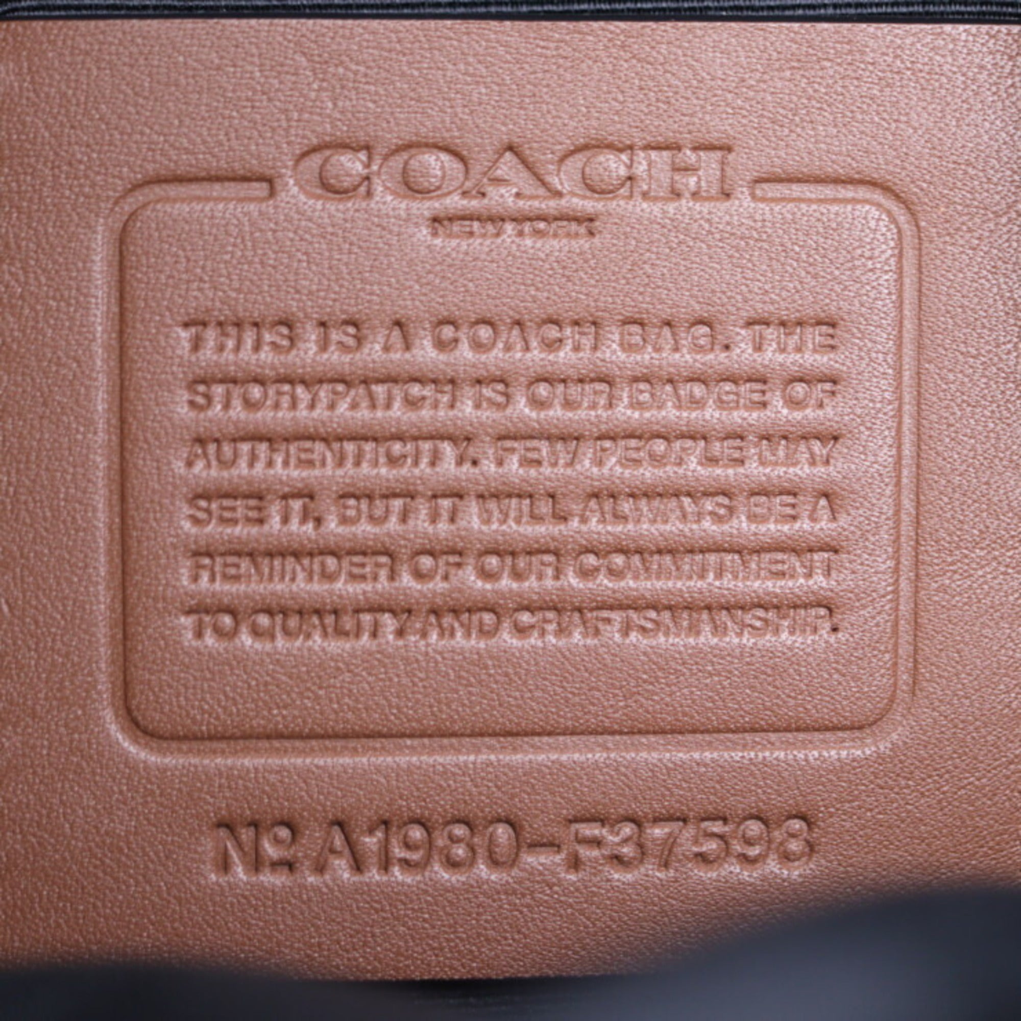 Coach Black Brown Leather Shoulder Bag Sling Bag (Pre-Owned)